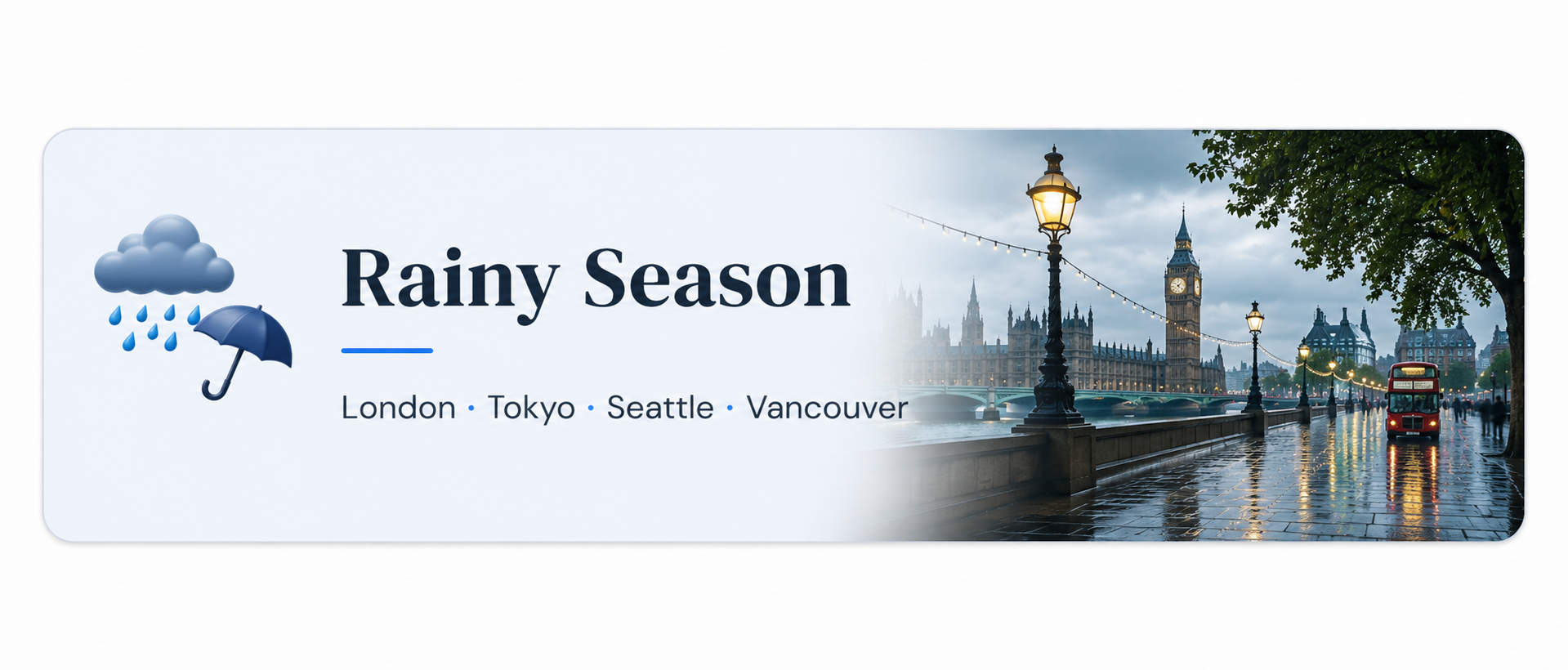Rainy season packing guide — London Tokyo Seattle Vancouver rain essentials