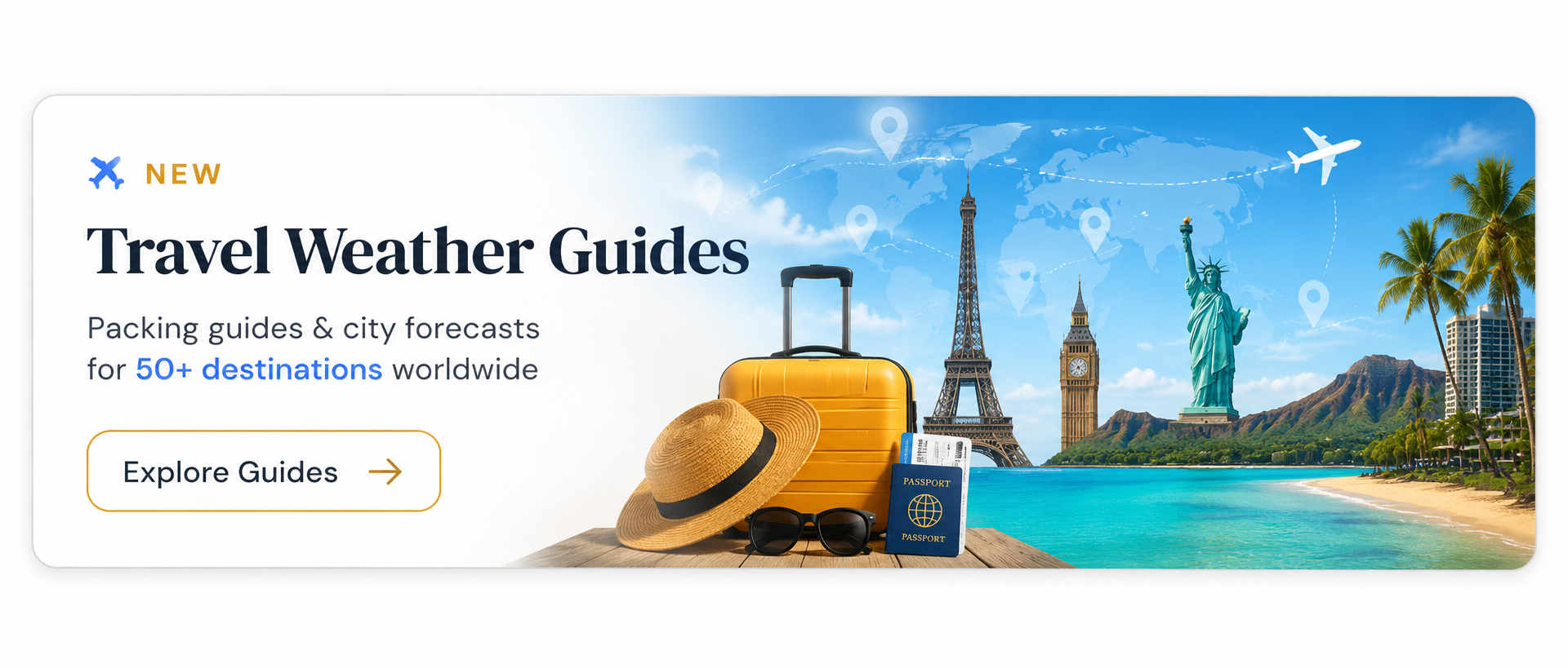Travel Weather Guides — Packing guides and city forecasts for 50+ destinations worldwide